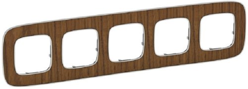 Рамка универсальная Legrand Valena Allure 5-м. дерево орех фото Рамка универсальная Legrand Valena Allure 5-м. дерево орех картинка